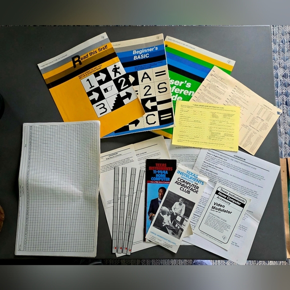 Original owner VintageTexas instruments program recorder. Working. EXTRA MANUALS - Picture 10 of 16